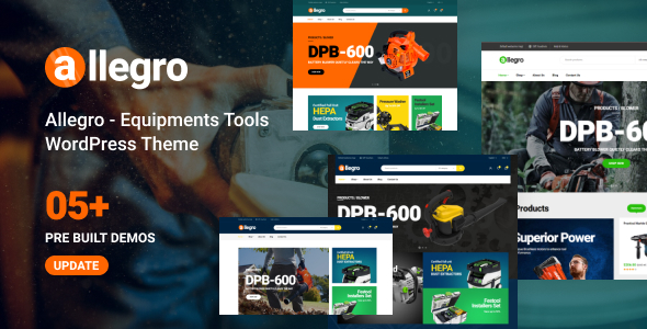 Allegro - Equipment Shop WooCommerce WordPress Theme for Machine & Tools Logo